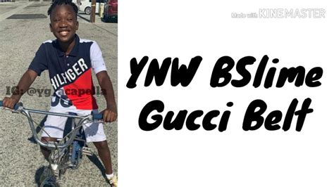 viral gucci belt video|gucci belt ynw bslime.